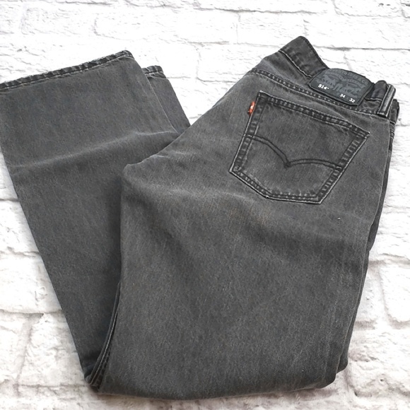 Levi's Other - Levi's 514 Straight Men's Black Jeans Size 34x32